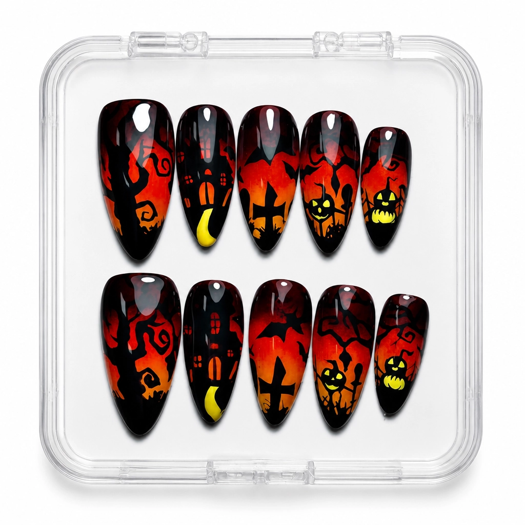 Press-on Nails Wholesale $14.90 Haunted Glam by Yabe Vietnam
