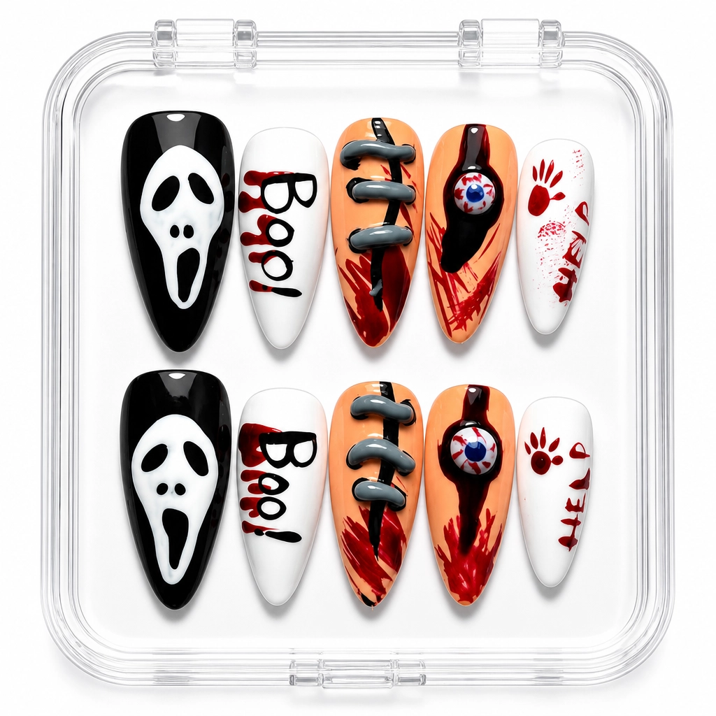 Press-on Nails Wholesale $14.90 Spooky Nails by Yabe Vietnam