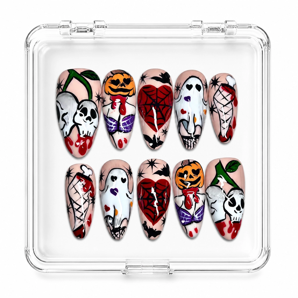 Press-on Nails Wholesale $14.90 Spooky Chic by Yabe Vietnam