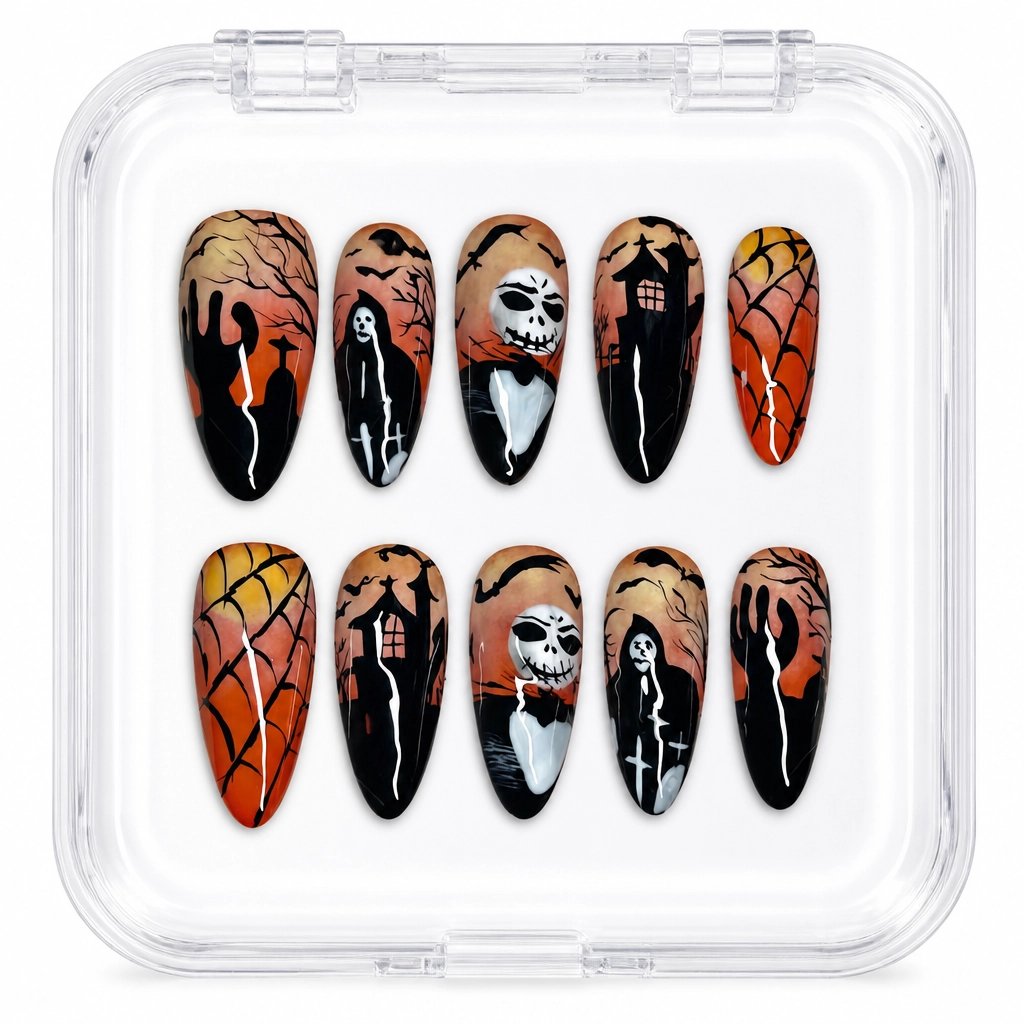 Press-on Nails Wholesale $14.90 Spooky Nails by Yabe Vietnam