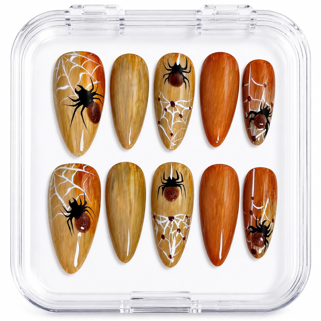 Press-on Nails Wholesale $14.90 Spider Web Nails by Yabe Vietnam