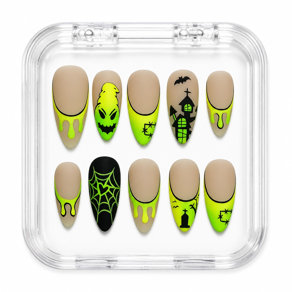 Press-on Nails Wholesale $14.90 Spooky Tips by Yabe Vietnam