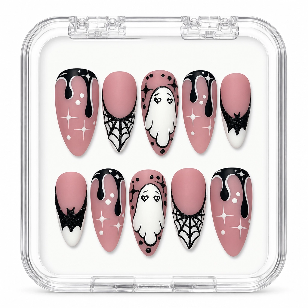 Press-on Nails Wholesale $14.90 Ghostly Glam by Yabe Vietnam