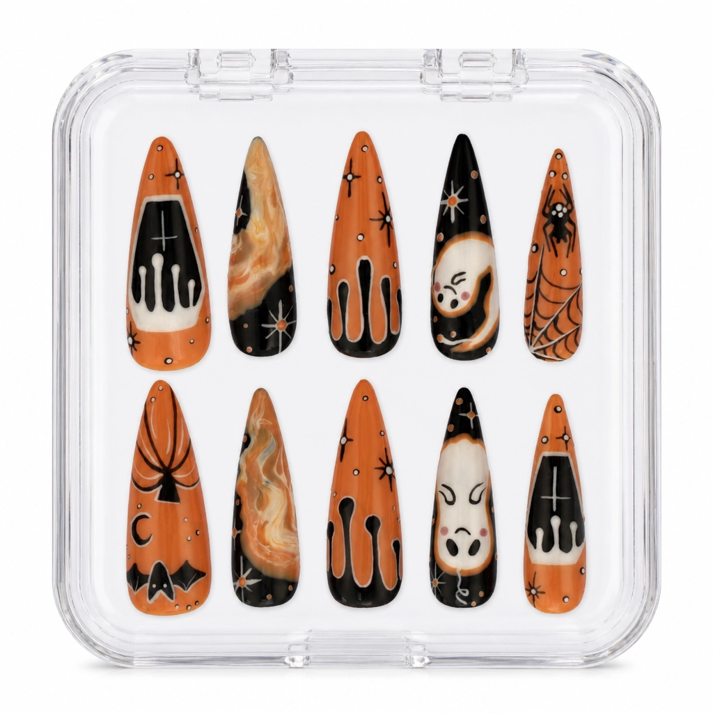 Press-on Nails Wholesale $14.90 Spooky Tips by Yabe Vietnam