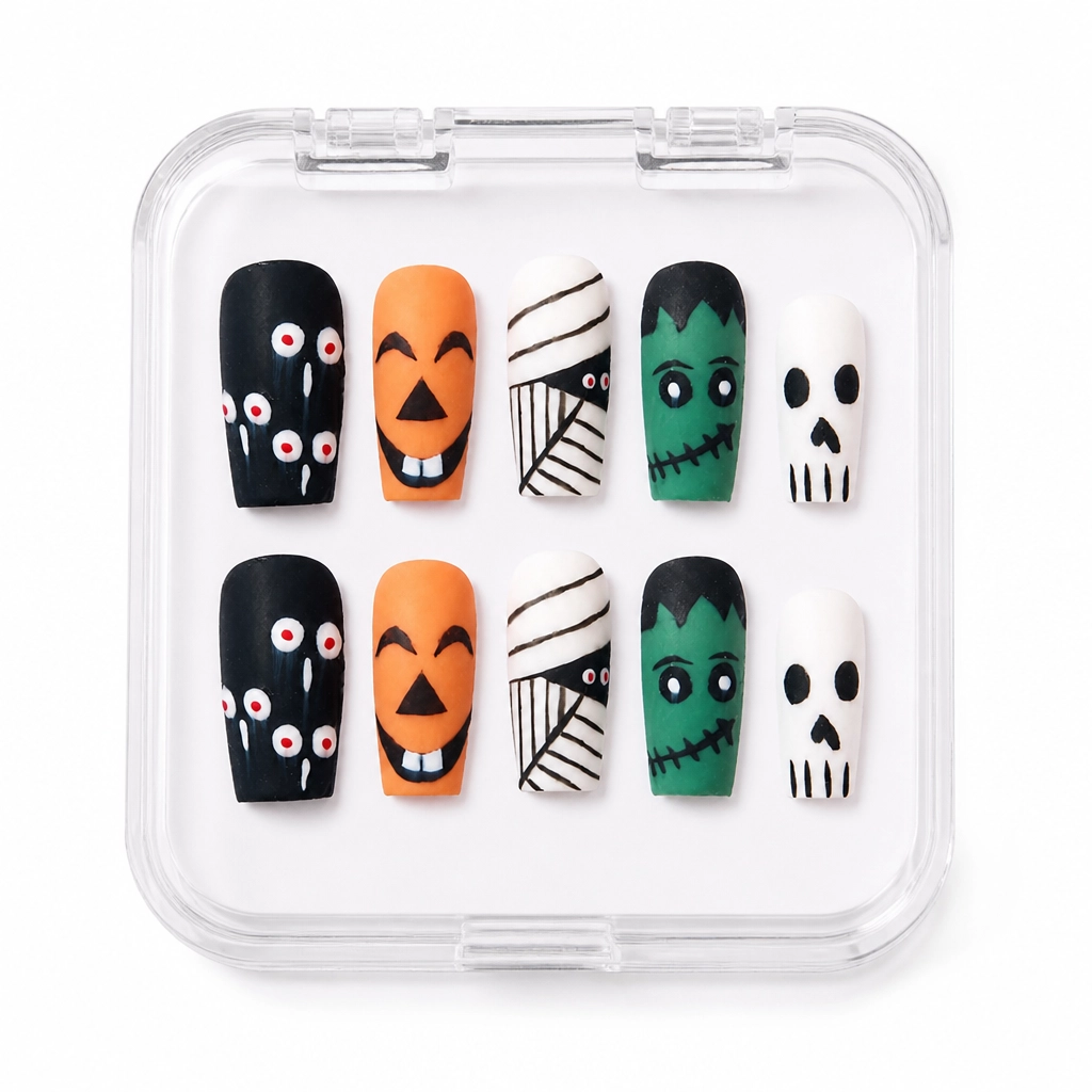 Press-on Nails Wholesale $14.90 Spooky Nail Set by Yabe Vietnam