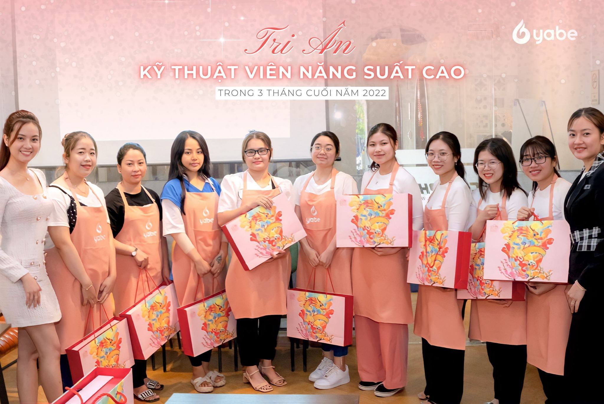 Nail Technicians Shine: Yabe’s Appreciation for High Performers in 2023