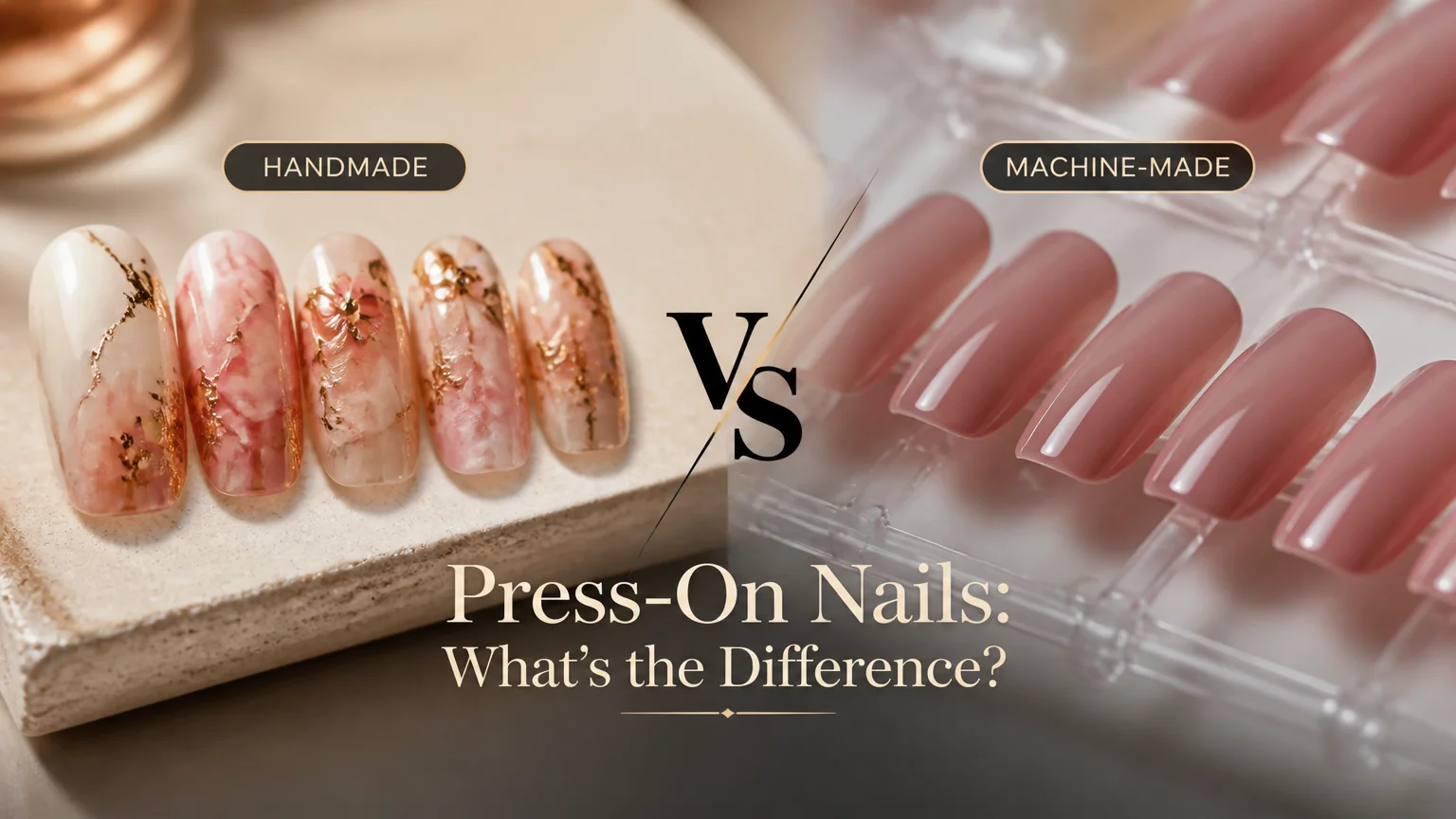 Handmade vs. Machine-Made Press-On Nails: What's the Difference?