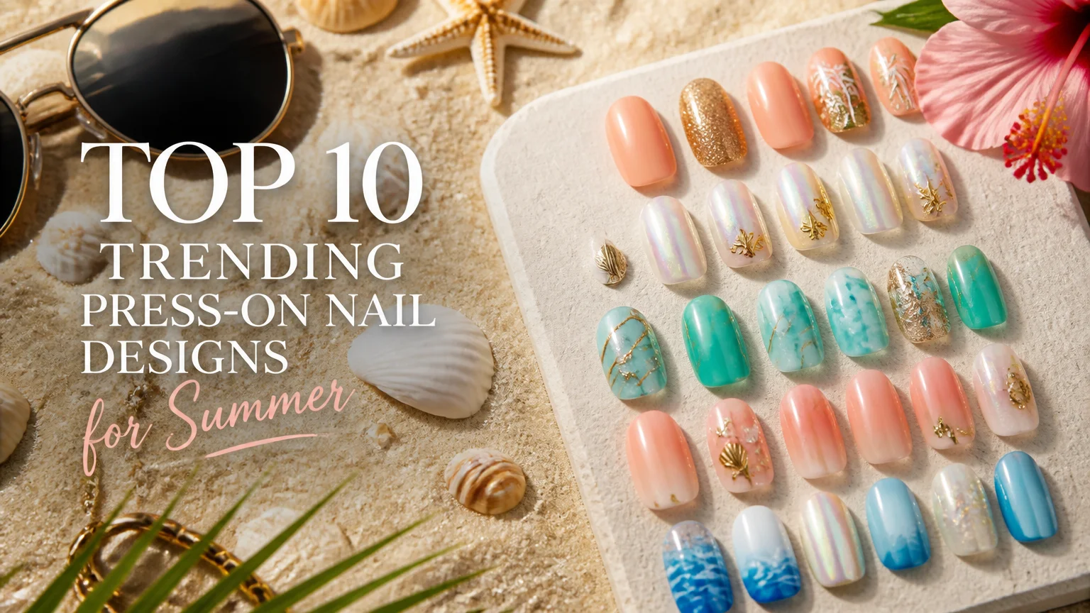 Top 10 Trending Press-On Nail Designs for Summer